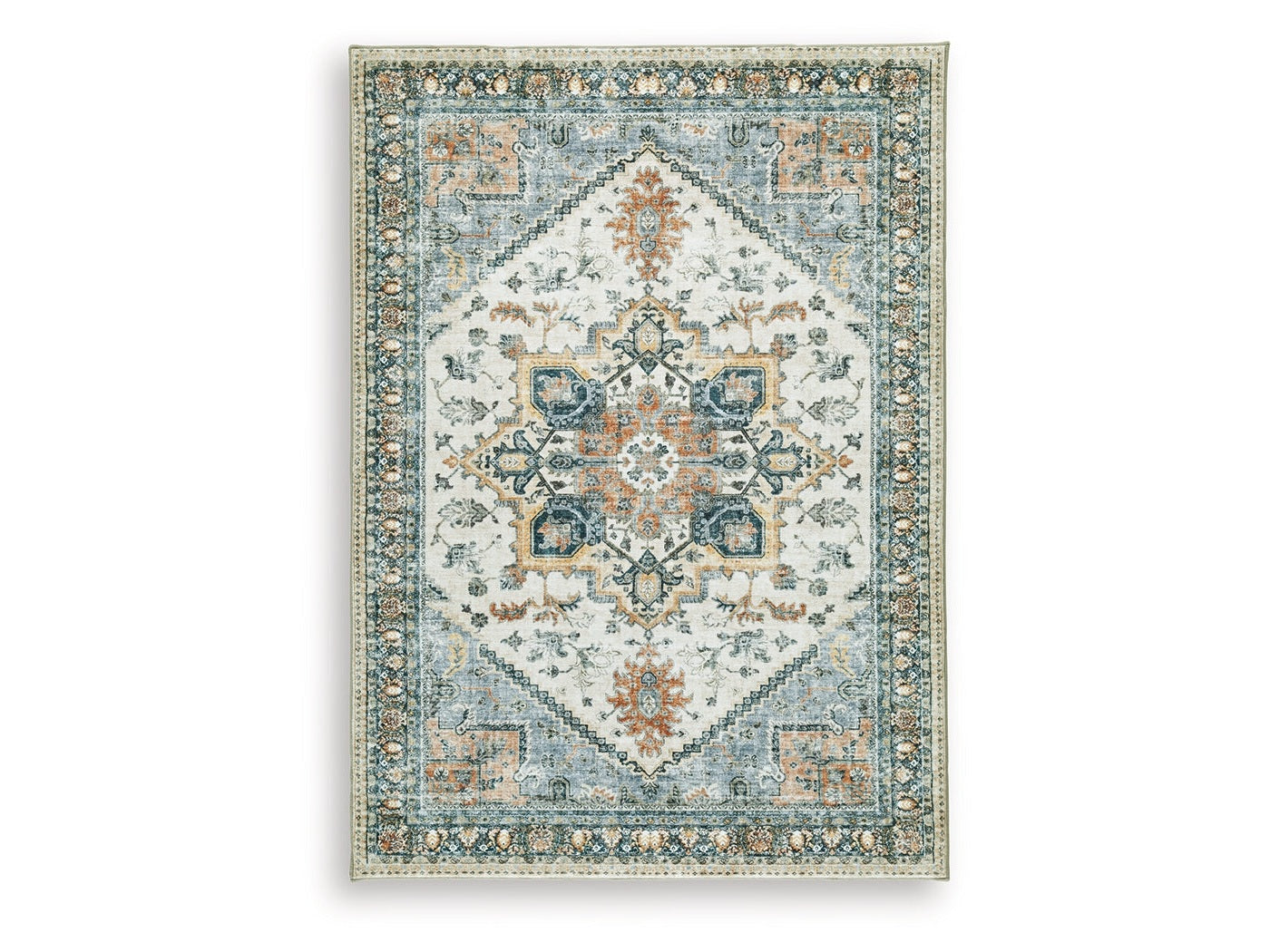 Wallney Multi Memory Foam Medium Rug - Ornate Home