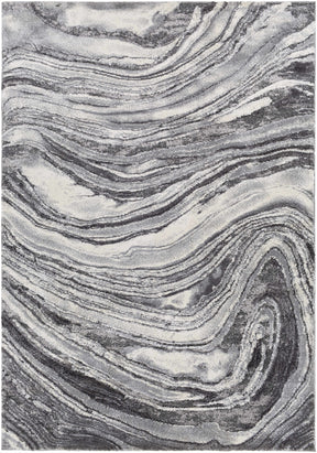 Walloon Gray Marble Thick Rug - Clearance - Ornate Home