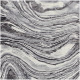 Walloon Gray Marble Thick Rug - Clearance - Ornate Home