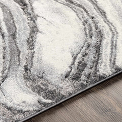 Walloon Gray Marble Thick Rug - Clearance - Ornate Home