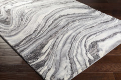 Walloon Gray Marble Thick Rug - Clearance - Ornate Home