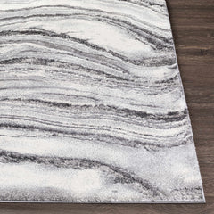 Walloon Gray Marble Thick Rug - Clearance - Ornate Home