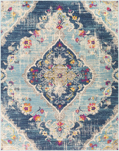 Wallsburg Blue Area Rug - Ornate Home