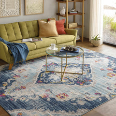 Wallsburg Blue Area Rug - Ornate Home