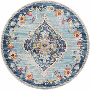 Wallsburg Blue Area Rug - Ornate Home