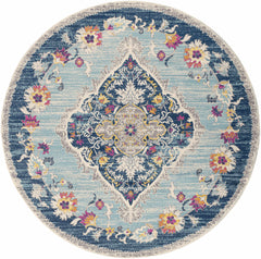 Wallsburg Blue Area Rug - Ornate Home