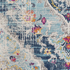 Wallsburg Blue Area Rug - Ornate Home