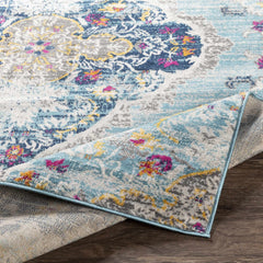 Wallsburg Blue Area Rug - Ornate Home