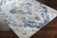 Wallsburg Blue Area Rug - Ornate Home
