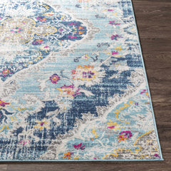 Wallsburg Blue Area Rug - Ornate Home