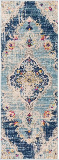 Wallsburg Blue Area Rug - Ornate Home