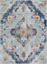 Wallsburg Blue Area Rug - Ornate Home