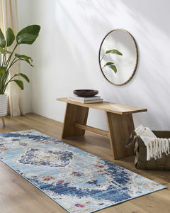 Wallsburg Blue Area Rug - Ornate Home