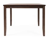 Walnut Creek Brown Counter Height Dining Table w/(4) Stools - Ornate Home