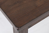 Walnut Creek Brown Dining Table w/(4) Chairs - Ornate Home