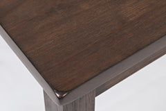 Walnut Creek Brown Dining Table w/(4) Chairs - Ornate Home