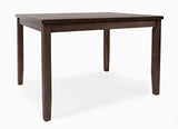 Walnut Creek Brown Dining Table w/(4) Chairs - Ornate Home