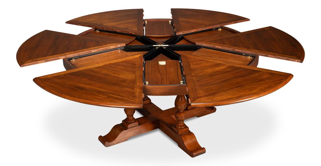 Walnut Jupe Brown Ex-Large Dining Table - Ornate Home