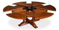 Walnut Jupe Brown Ex-Large Dining Table - Ornate Home
