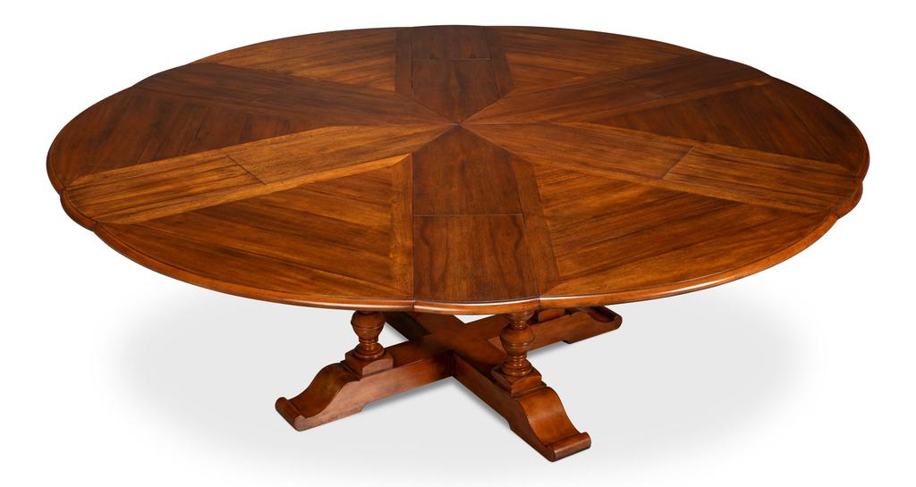 Walnut Jupe Brown Ex-Large Dining Table - Ornate Home