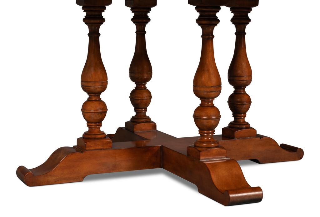 Walnut Jupe Brown Large Dining Table - Ornate Home
