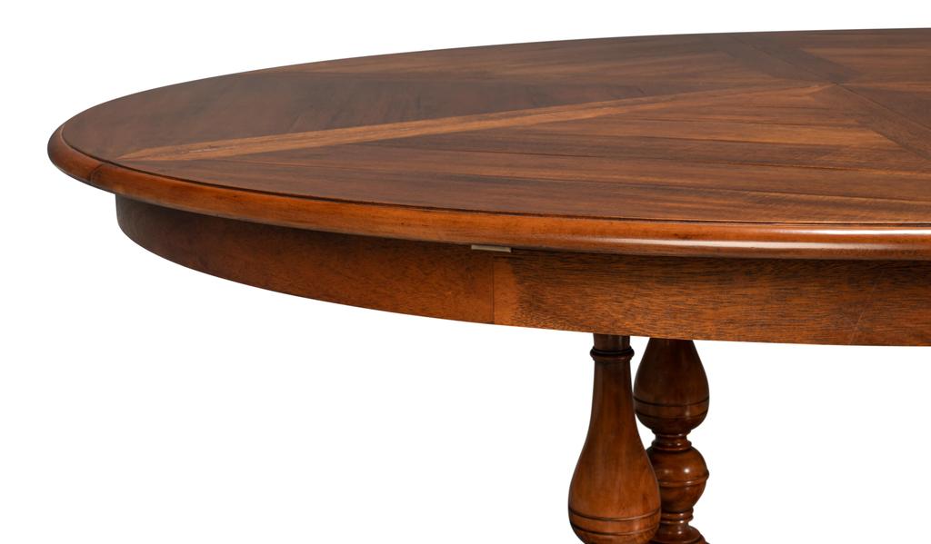 Walnut Jupe Brown Large Dining Table - Ornate Home