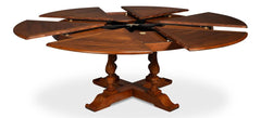 Walnut Jupe Brown Large Dining Table - Ornate Home