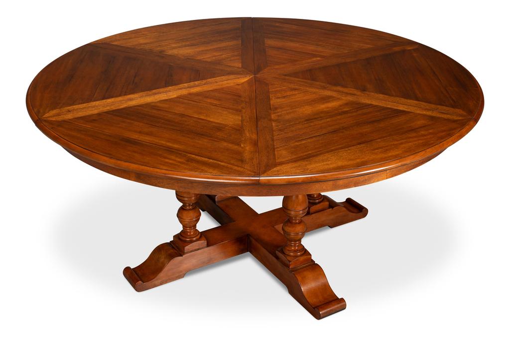 Walnut Jupe Brown Large Dining Table - Ornate Home