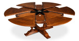 Walnut Jupe Brown Medium Dining Table - Ornate Home