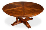 Walnut Jupe Brown Medium Dining Table - Ornate Home