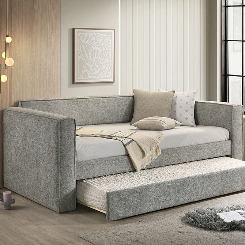 Walsall Slate Gray Twin Daybed w/ Trundle - Ornate Home