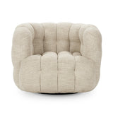 Walter Beige Swivel Chair - Ornate Home