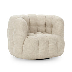 Walter Beige Swivel Chair - Ornate Home