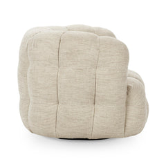 Walter Beige Swivel Chair - Ornate Home