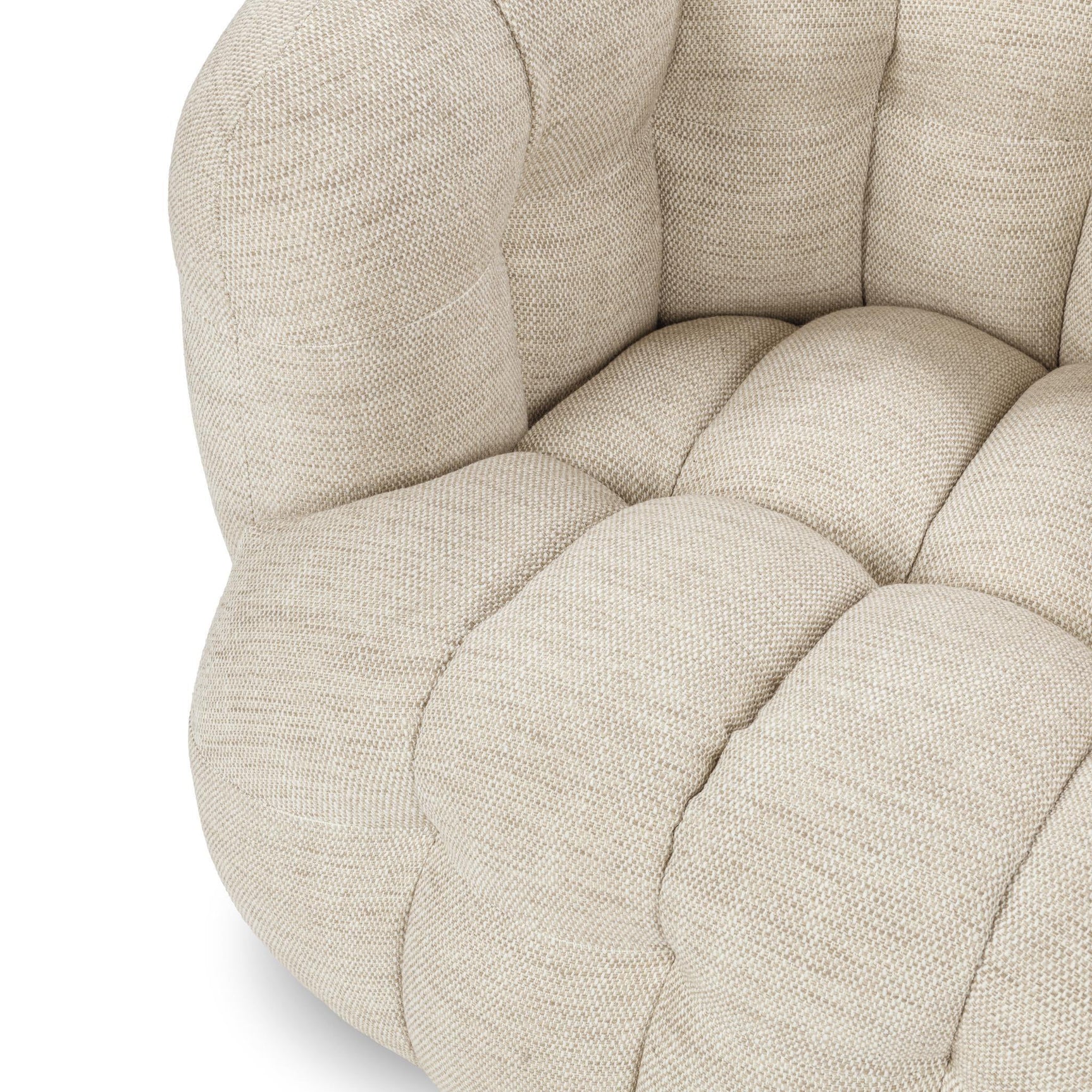 Walter Beige Swivel Chair - Ornate Home