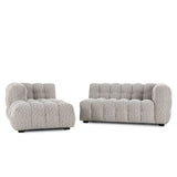 Walter Taupe Sectional w/LAF Chaise - Ornate Home