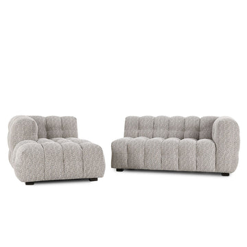 Walter Taupe Sectional w/LAF Chaise - Ornate Home