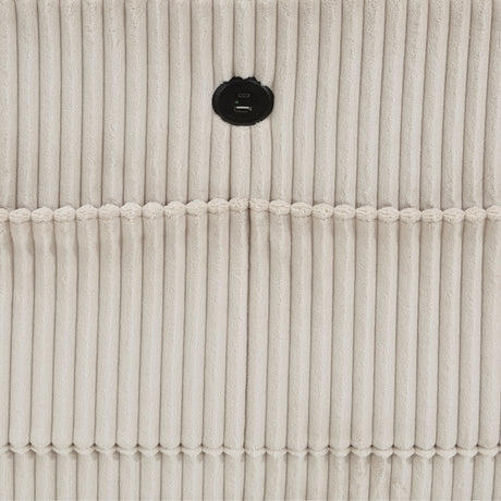 Walterboro Beige 4-Piece Sectional with Storage Pouches - Ornate Home