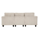 Walterboro Beige Sofa with Storage Pouches - Ornate Home