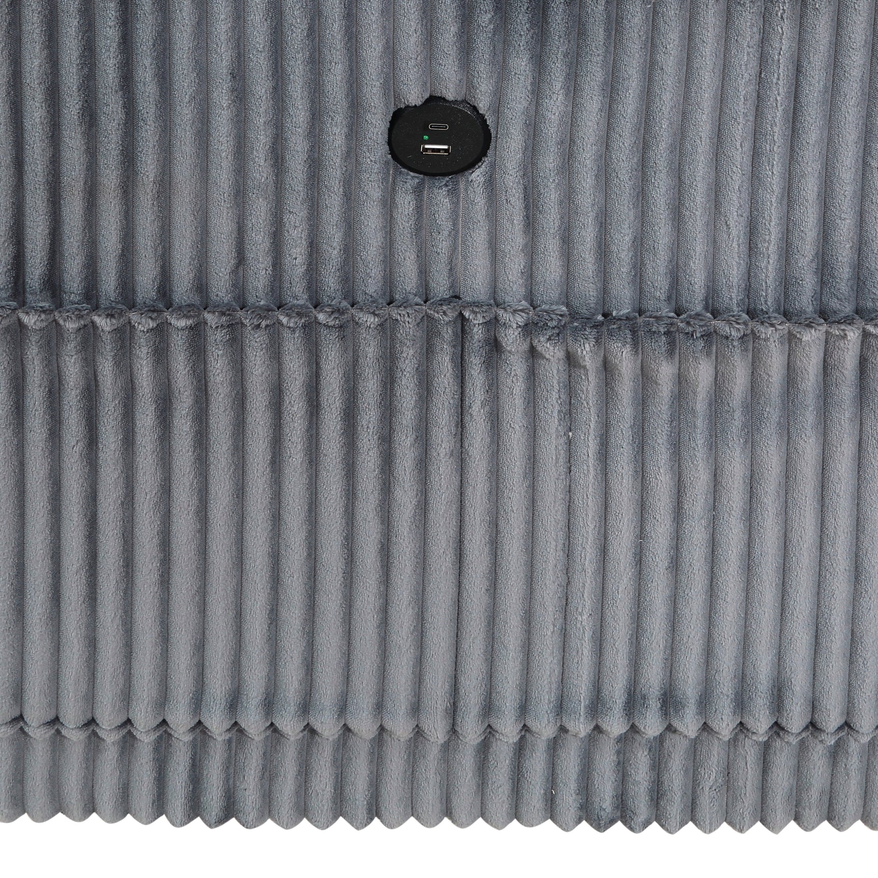 Walterboro Dark Gray 4-Piece Sectional with Storage Pouches - Ornate Home