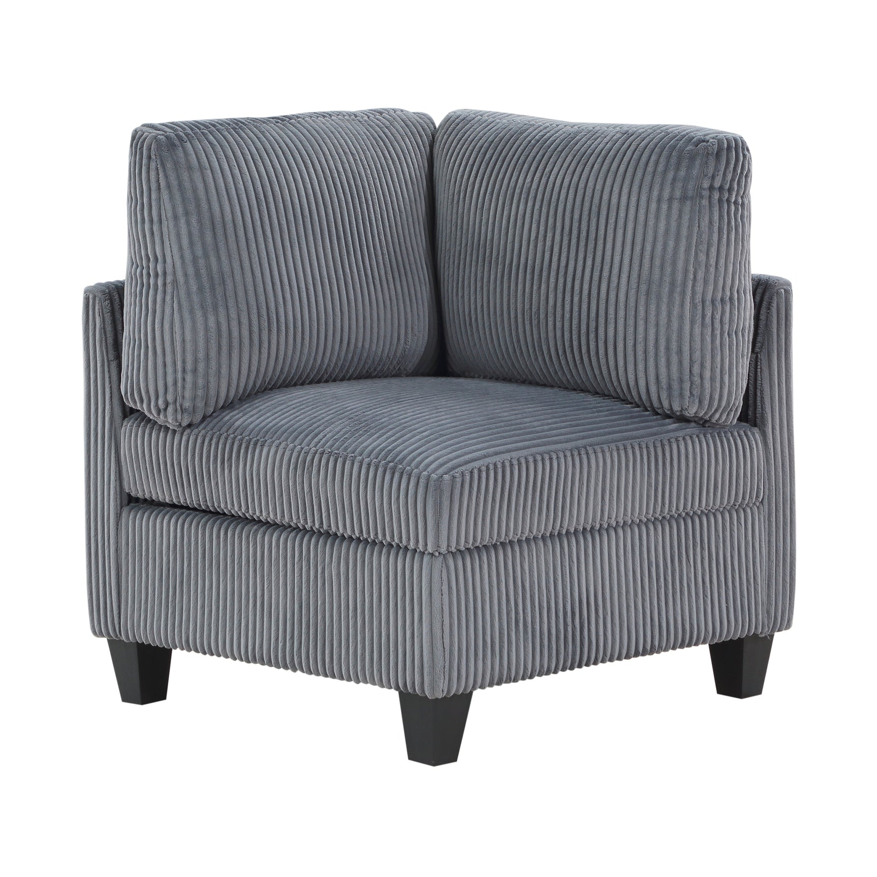 Walterboro Dark Gray 6-Piece Sectional with Storage Pouches - Ornate Home