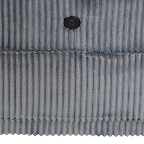 Walterboro Dark Gray 8-Piece Sectional with Storage Pouches - Ornate Home