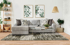 Waltham Gray Sectional - Ornate Home