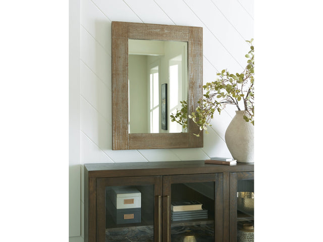 Waltleigh Distressed Brown Accent Mirror - Ornate Home