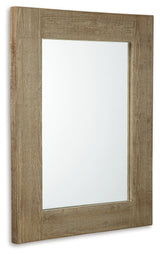 Waltleigh Distressed Brown Accent Mirror - Ornate Home