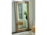Waltleigh Distressed Brown Floor Mirror - Ornate Home