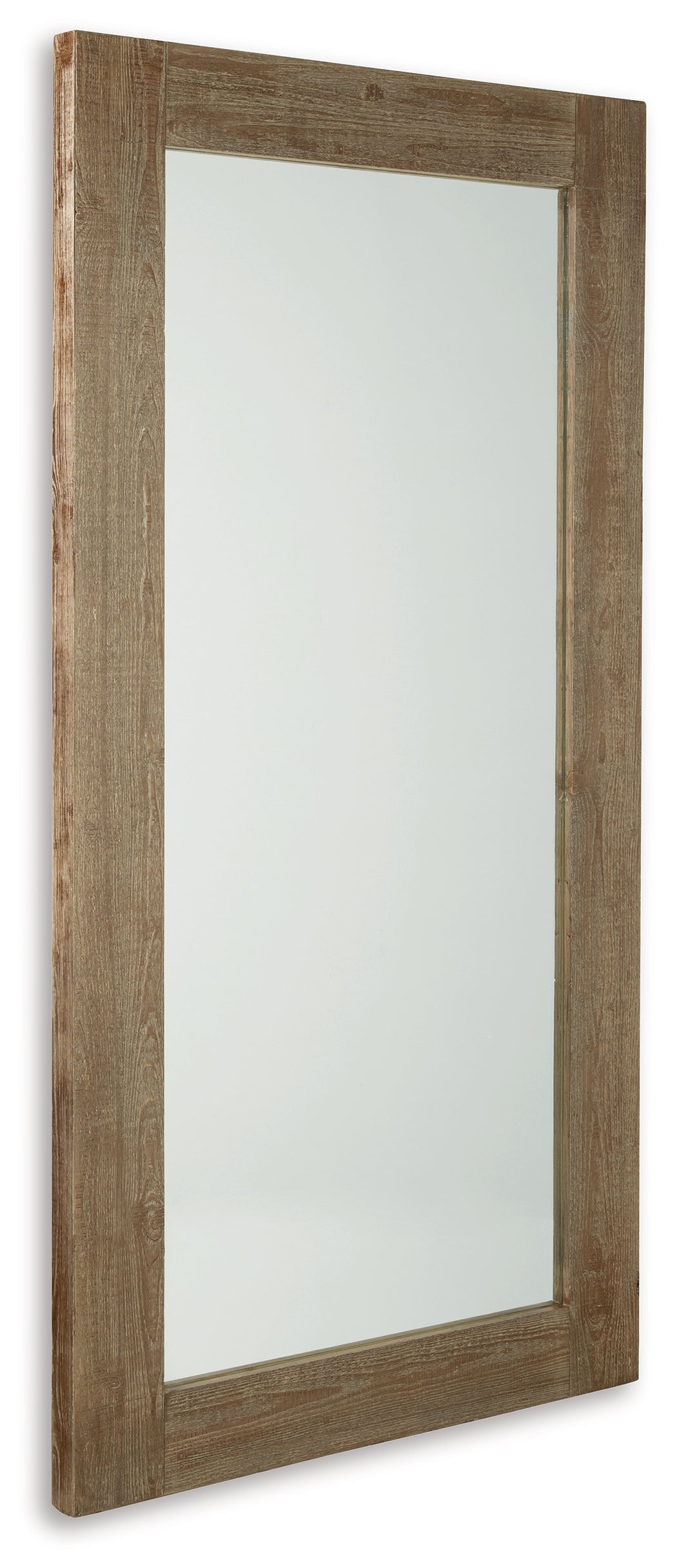 Waltleigh Distressed Brown Floor Mirror - Ornate Home