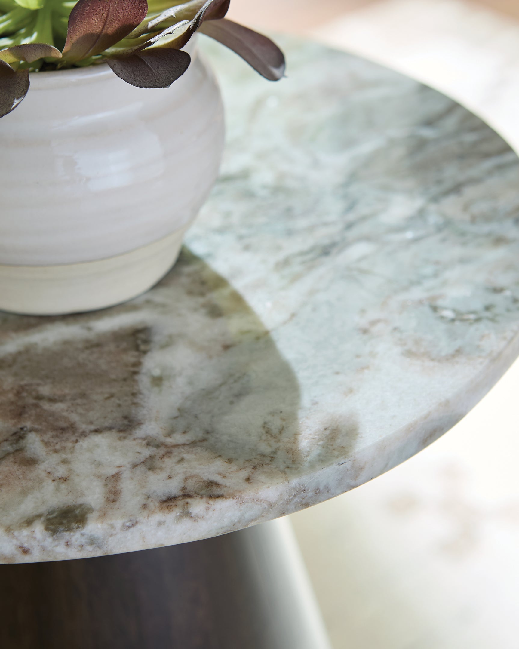 Waltnor Gray/White/Brown Accent Table - Ornate Home