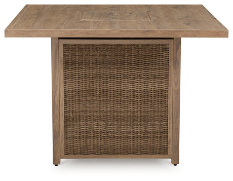 Walton Bridge Driftwood Outdoor Bar Table and 4 Barstools - Ornate Home