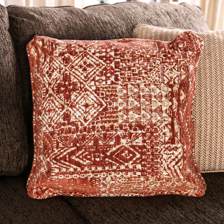 Wanstead Dark Brown/Rust Sectional - Ornate Home